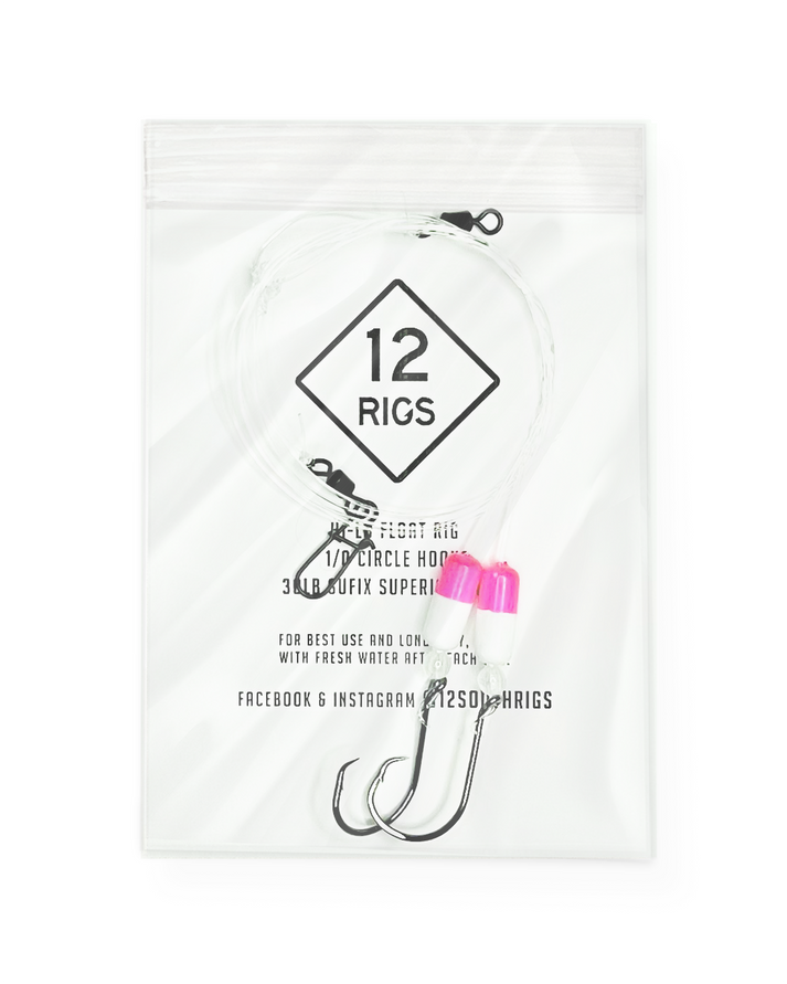'Pink/White' Pompano Double Drop Surf Fishing Rigs – 12SouthRigs