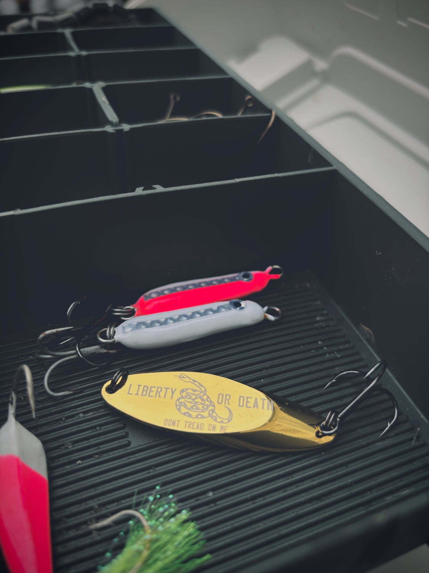 'Don't Tread On Me' Custom Engraved Fishing Lure Spoon