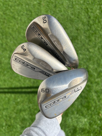 Cobra Snakebite Raw Wedge Set - 50/54/60 - Mitsubishi Chemical MMT 125 TX