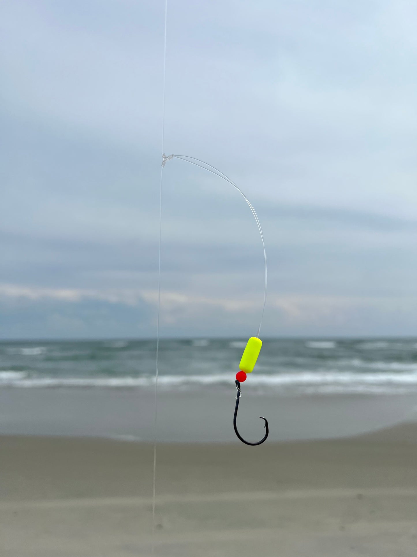 'Chartreuse' Pompano Double Drop Surf Fishing Rigs