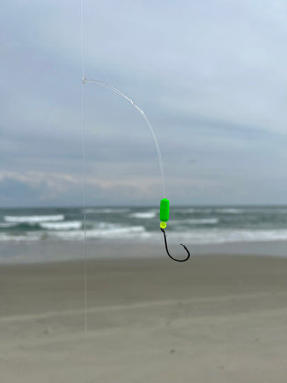 'Green' Pompano Double Drop Surf Fishing Rigs