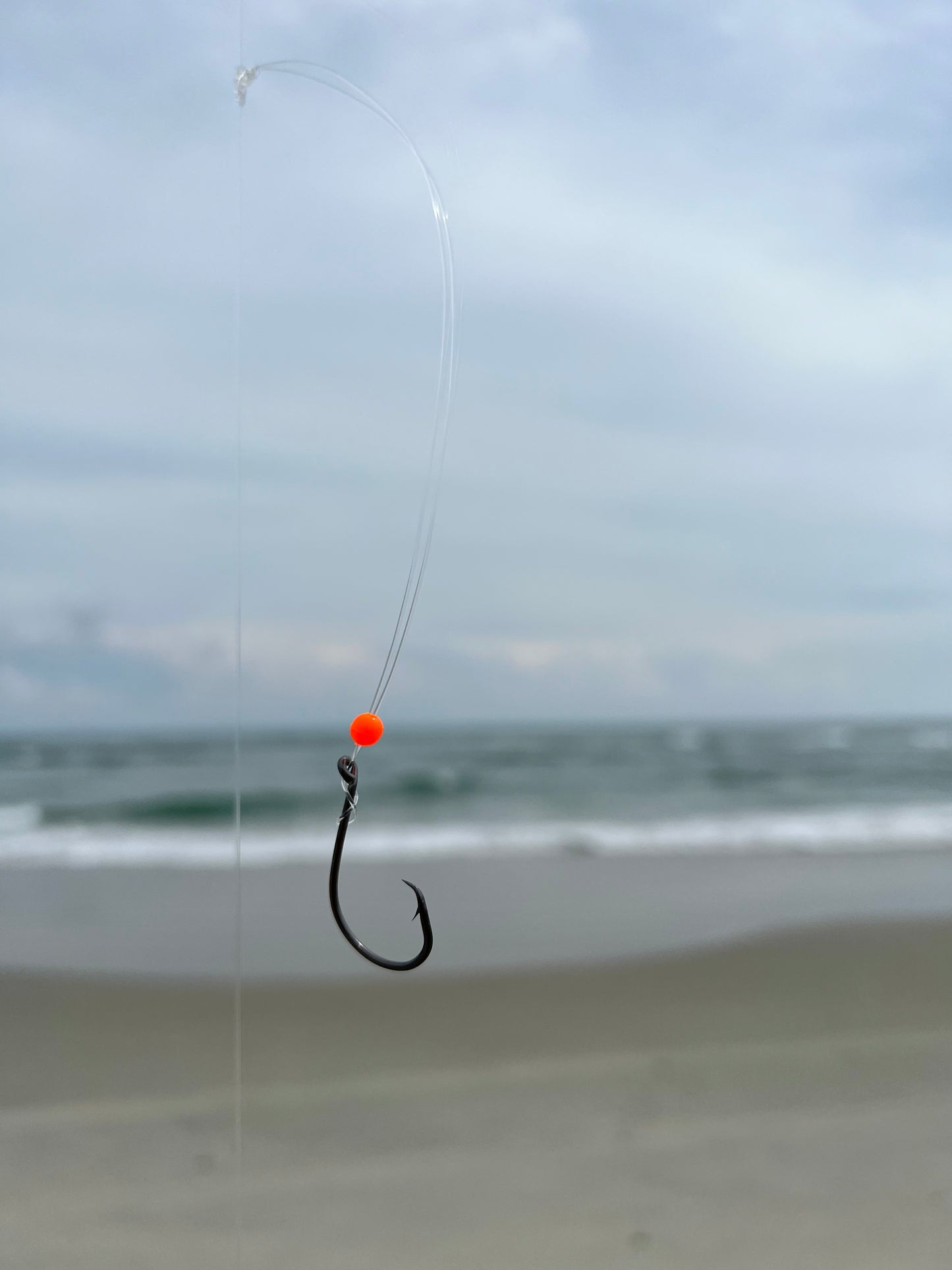 'Orange' Bead Double Drop Surf Fishing Rigs