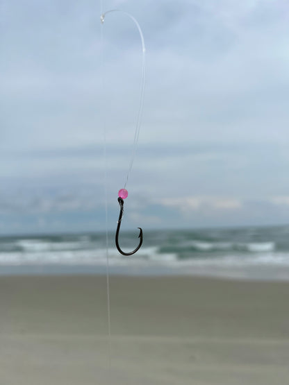 'Pink' Bead Double Drop Surf Fishing Rigs