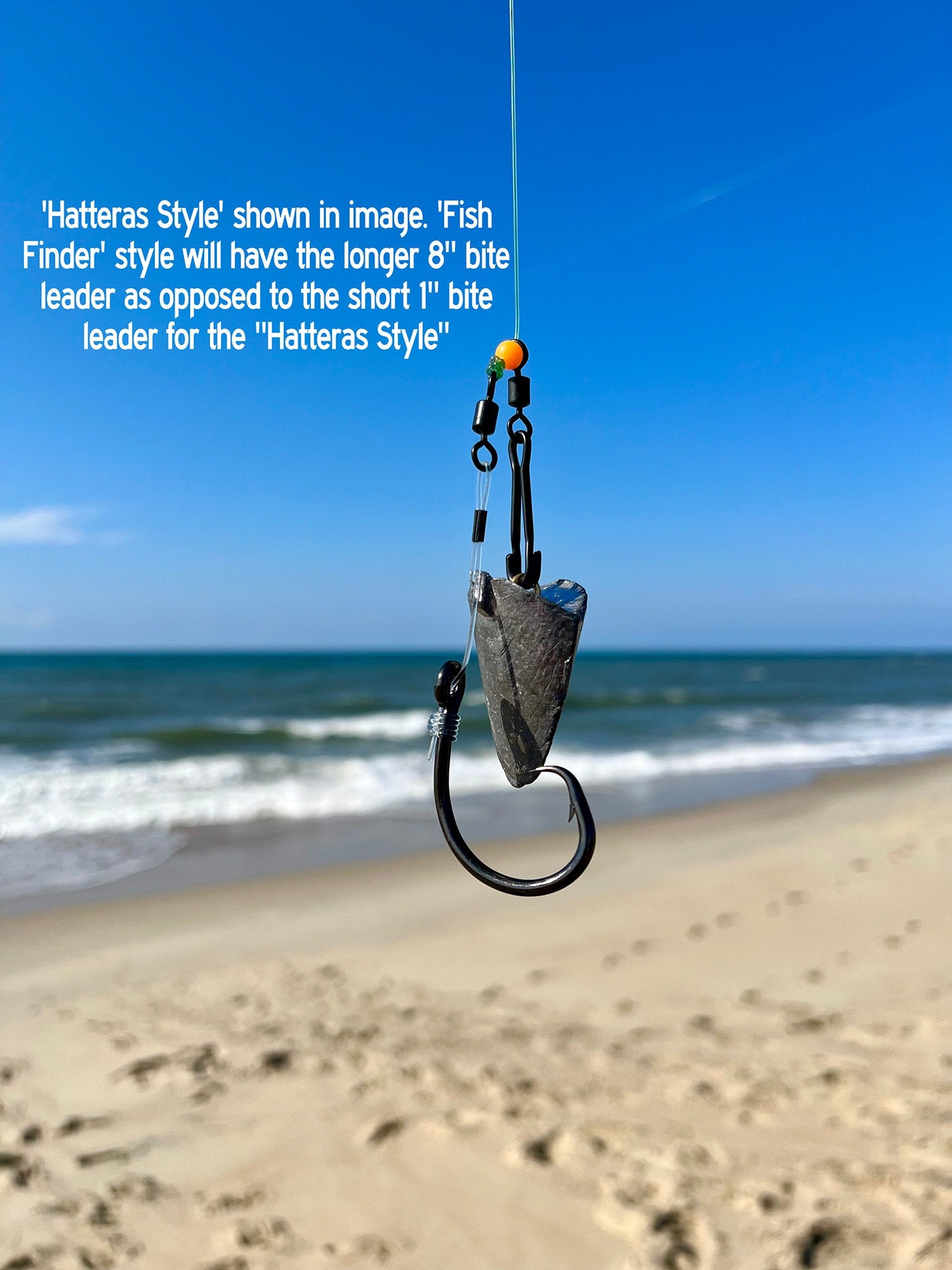 Beach Redfish Surf Rig Red Drum Rig Setup Fish Finder Sales Rig